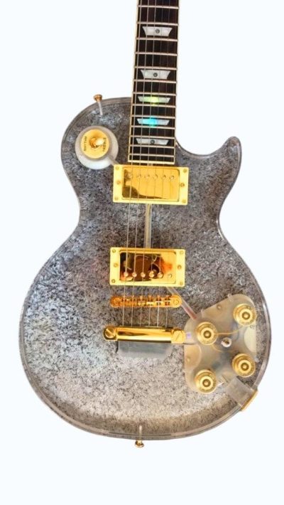 Custom Crown Plexiglass Acrylic Led Guitar