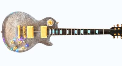 Custom Crown Plexiglass Acrylic Led Guitar - Image 8