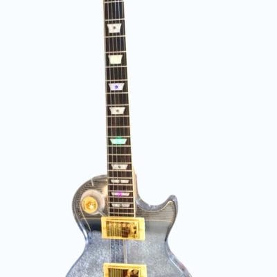 Custom Crown Plexiglass Acrylic Led Guitar - Image 9
