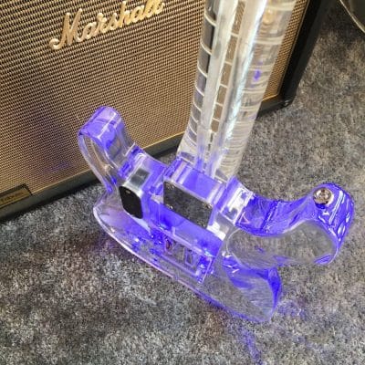 Custom Regent ST LED Plexiglass Acrylic Guitar - Image 7