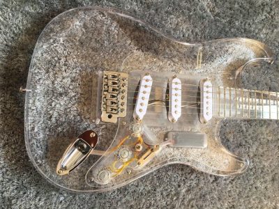 Custom Regent ST LED Plexiglass Acrylic Guitar - Image 10