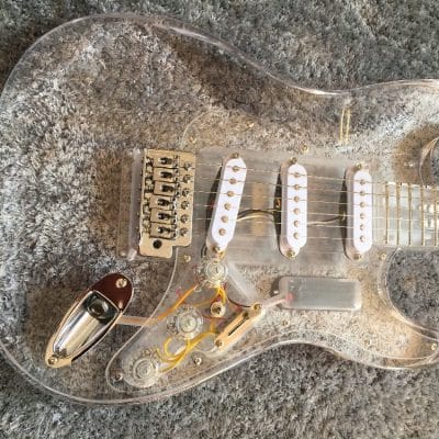 Custom Regent ST LED Plexiglass Acrylic Guitar - Image 10