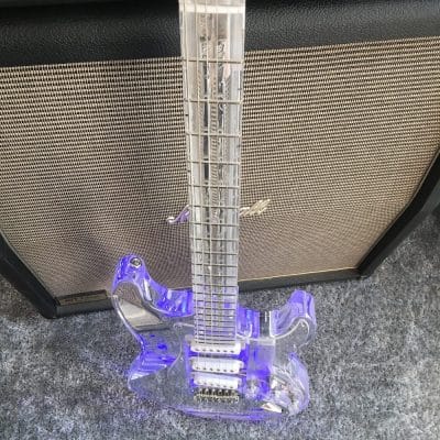 Custom Regent ST LED Plexiglass Acrylic Guitar - Image 21