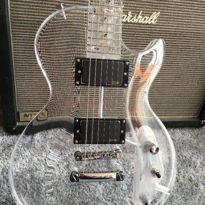 Custom Crown Plexiglass Acrylic Guitar - Image 4