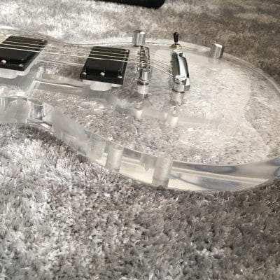 Custom Crown Plexiglass Acrylic Guitar - Image 9