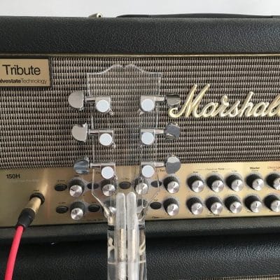 Custom Crown Plexiglass Acrylic Guitar - Image 8