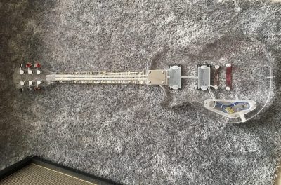 Custom Crown Plexiglass Acrylic Guitar - Image 5