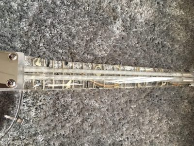 Custom Crown Plexiglass Acrylic Guitar - Image 11