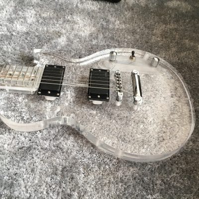 Custom Crown Plexiglass Acrylic Guitar - Image 12