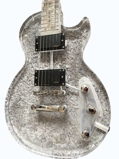 Custom Crown Plexiglass Acrylic Guitar