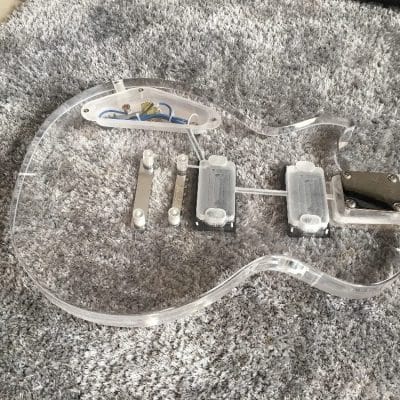 Custom Crown Plexiglass Acrylic Guitar - Image 2