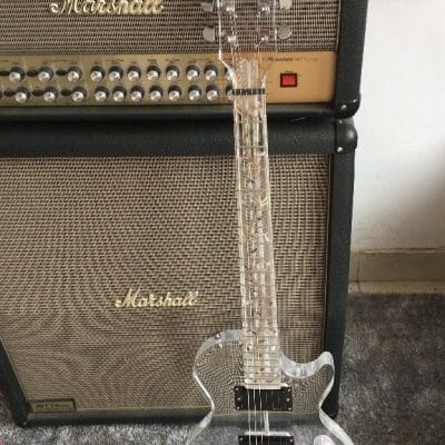 Custom Crown Plexiglass Acrylic Guitar - Image 19