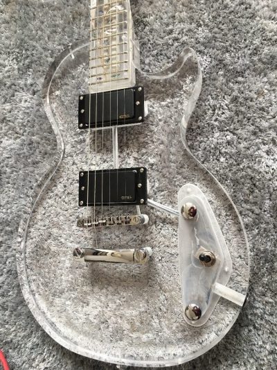 Custom Crown Plexiglass Acrylic Guitar - Image 17