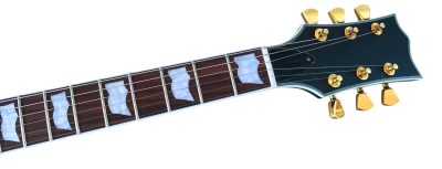 Custom Obsidian JH Iron Cross Matte Black Guitar - Image 6