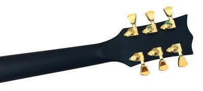 Custom Obsidian JH Iron Cross Matte Black Guitar - Image 7