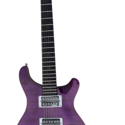 Custom Monarch SE MC DGT Purple Flame Maple Guitar - Image 2