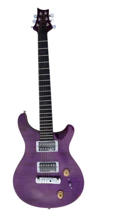Custom Monarch SE MC DGT Purple Flame Maple Guitar - Image 2