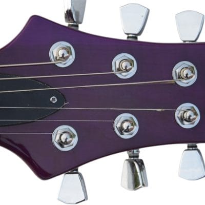 Custom Monarch SE MC DGT Purple Flame Maple Guitar - Image 4