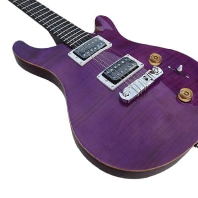 Custom Monarch SE MC DGT Purple Flame Maple Guitar - Image 5