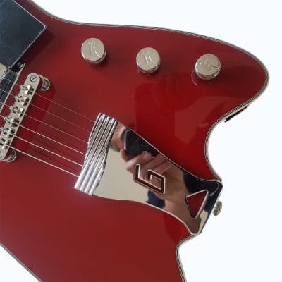 Custom Sovereign Jupiter Thunderbird Billy Classic Red Guitar - Image 4