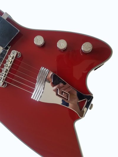Custom Sovereign Jupiter Thunderbird Billy Classic Red Guitar - Image 4