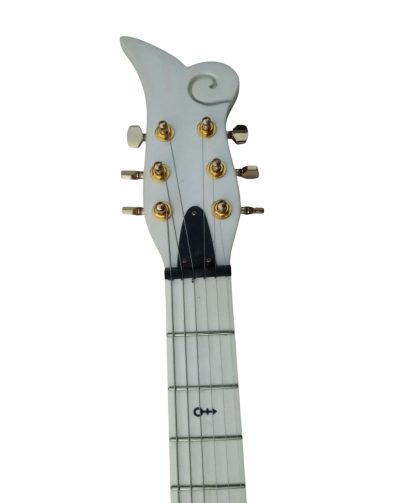 Custom Ember Prince Cloud White Guitar - Image 2