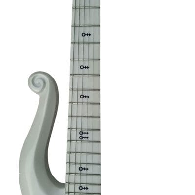 Custom Ember Prince Cloud White Guitar - Image 9