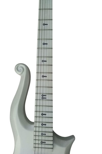 Custom Ember Prince Cloud White Guitar - Image 9