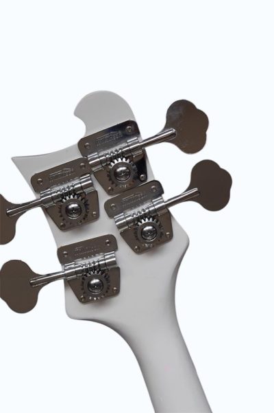 Custom Nova 4080 Geddy Lee Double Neck Arctic White 4 String Bass 12 String Guitar - Image 9