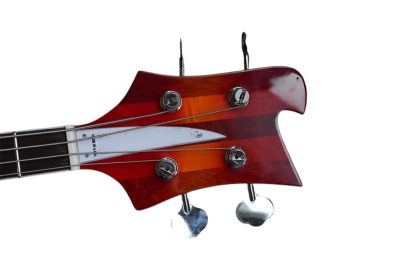 Custom Nova 4005 Fireglo 22 Frets 4 String Semi Hollow Bass - Image 8