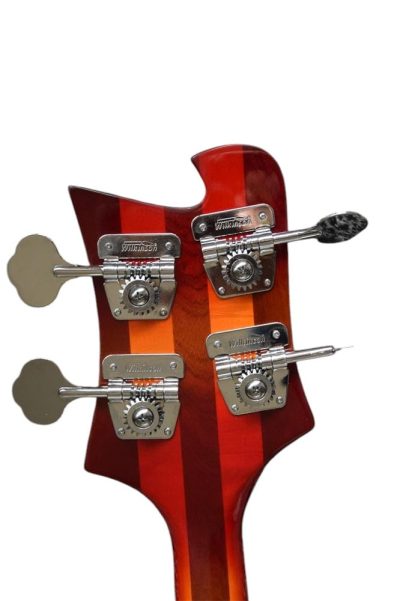 Custom Nova 4005 Fireglo 22 Frets 4 String Semi Hollow Bass - Image 6