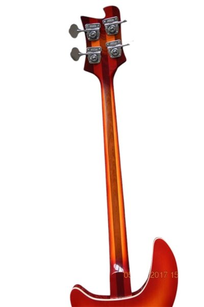 Custom Nova 4005 Fireglo 22 Frets 4 String Semi Hollow Bass - Image 9