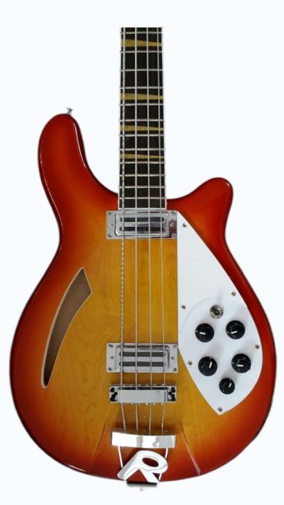 Custom Nova 4005 Sunburst 22 Frets 4 String Semi Hollow Bass
