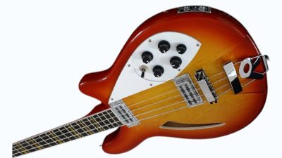 Custom Nova 4005 Sunburst 22 Frets 4 String Semi Hollow Bass - Image 7