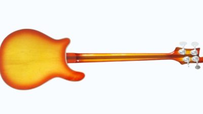 Custom Nova 4005 Sunburst 22 Frets 4 String Semi Hollow Bass - Image 8