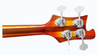 Custom Nova 4005 Sunburst 22 Frets 4 String Semi Hollow Bass - Image 9