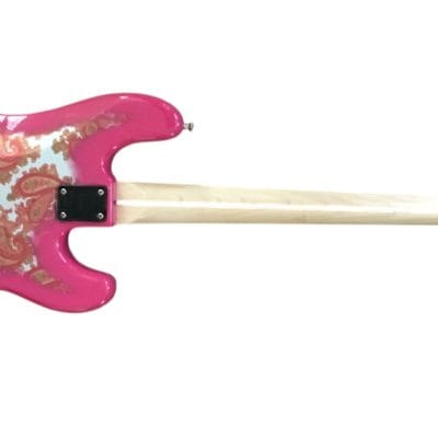 Custom Regent Pink Paisley Pattern Bass - Image 4