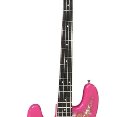 Custom Regent Pink Paisley Pattern Bass - Image 7