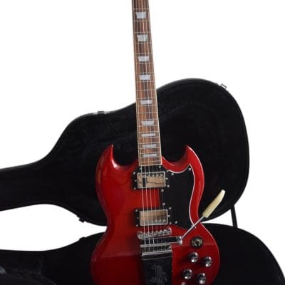 Custom Crown Angus Red SG Guitar - Image 3