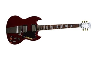 Custom Crown Angus Red SG Guitar - Image 4