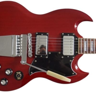 Custom Crown Angus Red SG Guitar - Image 5