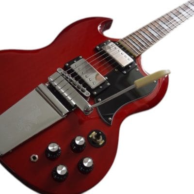 Custom Crown Angus Red SG Guitar - Image 10