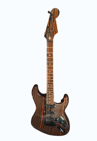 Custom Regent ST Zebra Wood Guitar - Image 4
