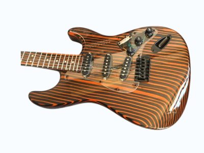 Custom Regent ST Zebra Wood Guitar - Image 8