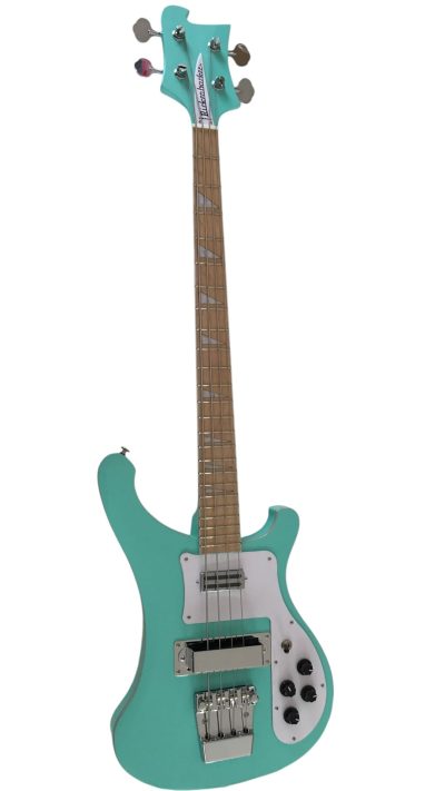 Custom Nova 4003 Teal Maple Fretboard Bass - Image 12