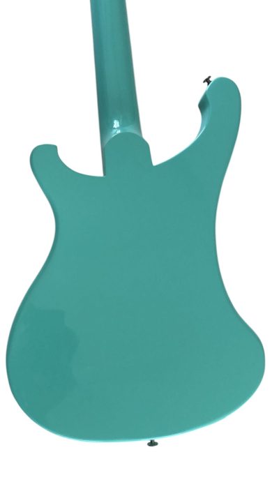 Custom Nova 4003 Teal Maple Fretboard Bass - Image 3