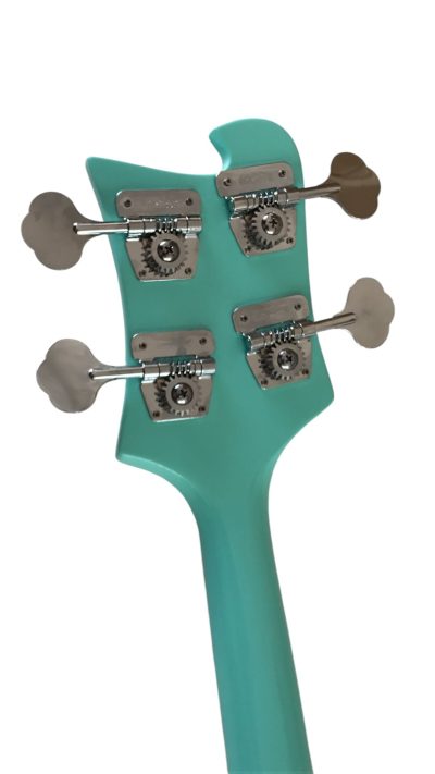 Custom Nova 4003 Teal Maple Fretboard Bass - Image 4