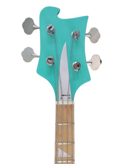 Custom Nova 4003 Teal Maple Fretboard Bass - Image 5