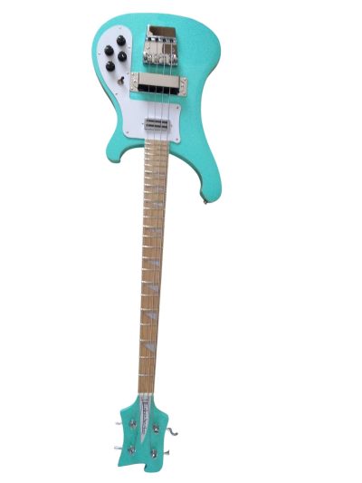 Custom Nova 4003 Teal Maple Fretboard Bass - Image 6