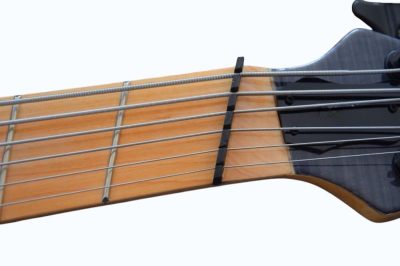 Custom Onyx Setius Gray Flamed Maple Bass Multi Scale Fanned Frets - Image 5